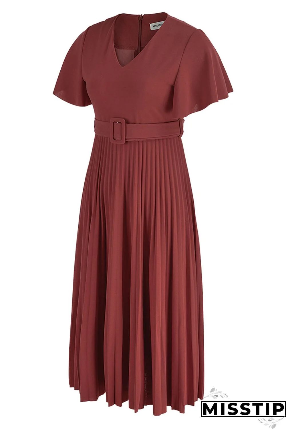 Black Casual Elegant Solid Patchwork Fold O Neck A Line Dresses