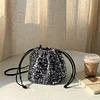 Stylish Sequins Cross Shoulder Bucket Bag