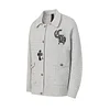 Chrome Hearts Gothic Cross Knit Cardigan - Black Grey Streetwear Jacket 904