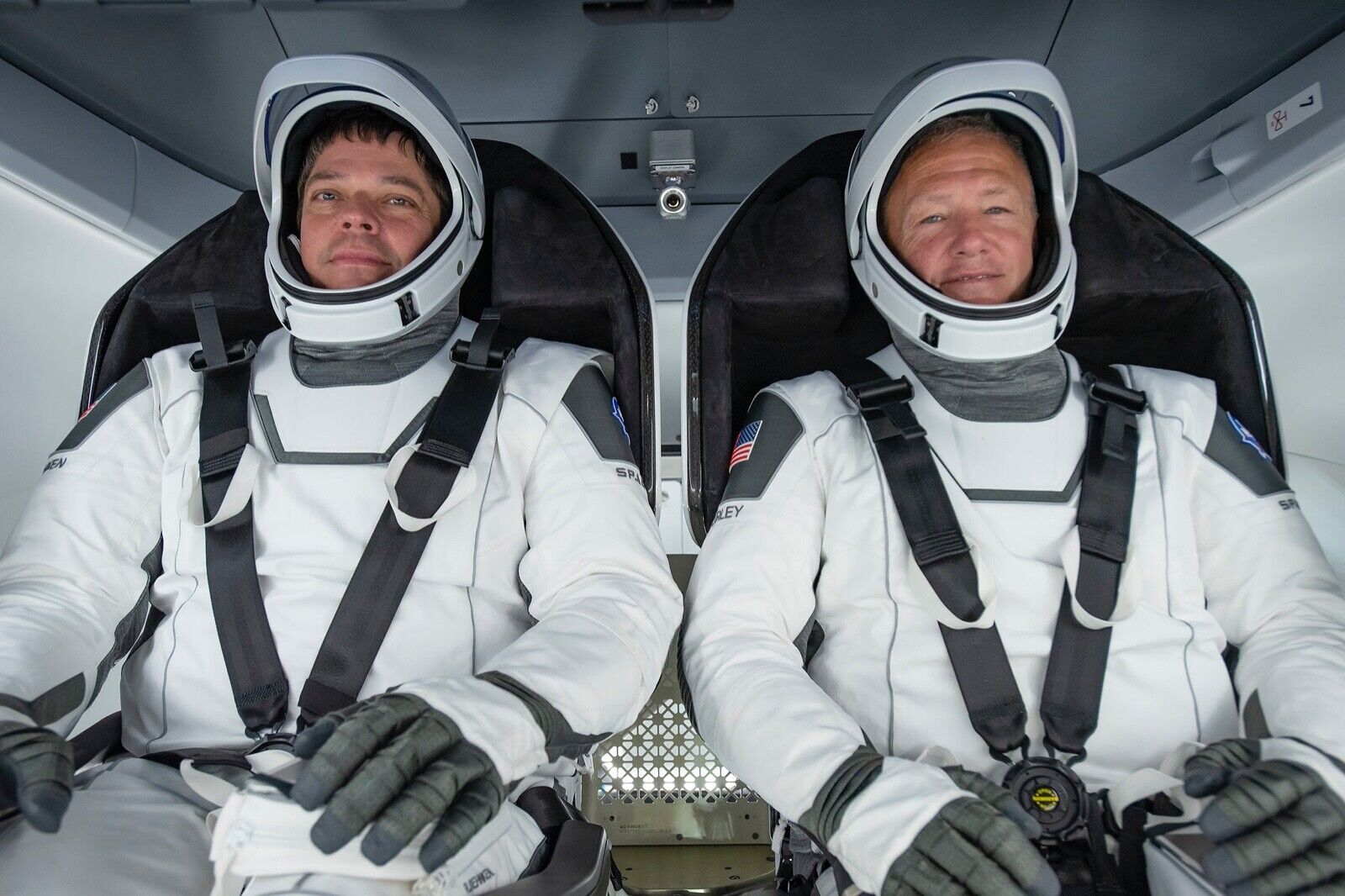 SPACE X - Crew Dragon’s astronauts Bob Behnken & Doug Hurle 8x10” Photo Poster painting SPACEX