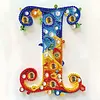 Letter Special Shaped 5D DIY Partial Drill Diamond Painting Kits for Adults Beginners Home Decor Diamond Dots Paintings Diamonds Paintings Gem Art 11.81 X11.81inch
