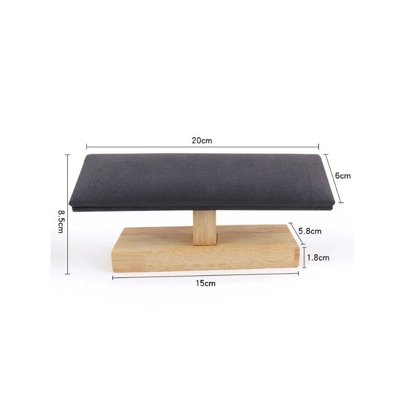 Minimalist Solid Color Solid Wood Patchwork Jewelry Rack