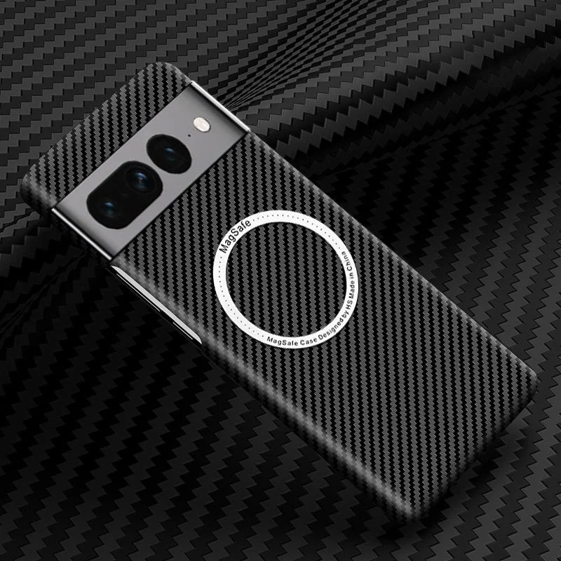 Matte Carbon Fiber Texture phone case——MagSafe