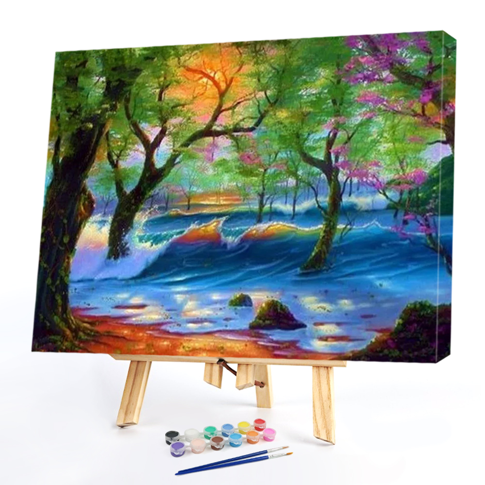 

40x50cm - Paint By Numbers Grove Gift, 501 Original