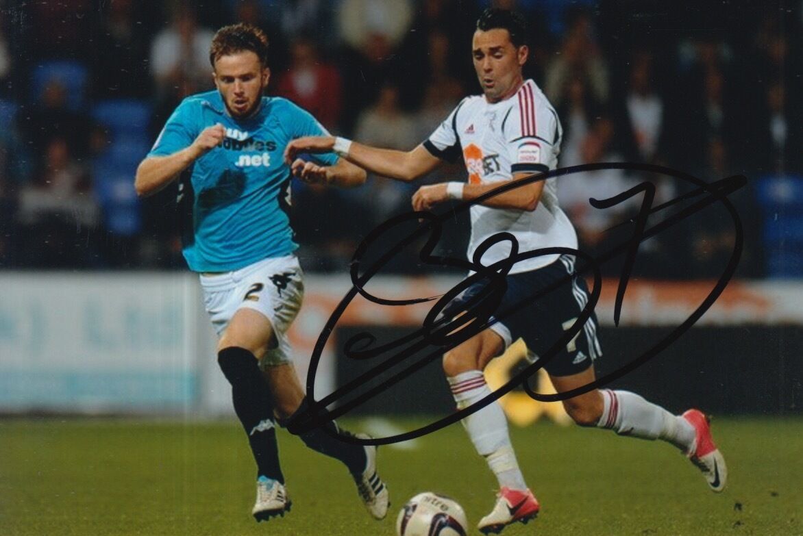 BOLTON WANDERERS HAND SIGNED CHRIS EAGLES 6X4 Photo Poster painting.