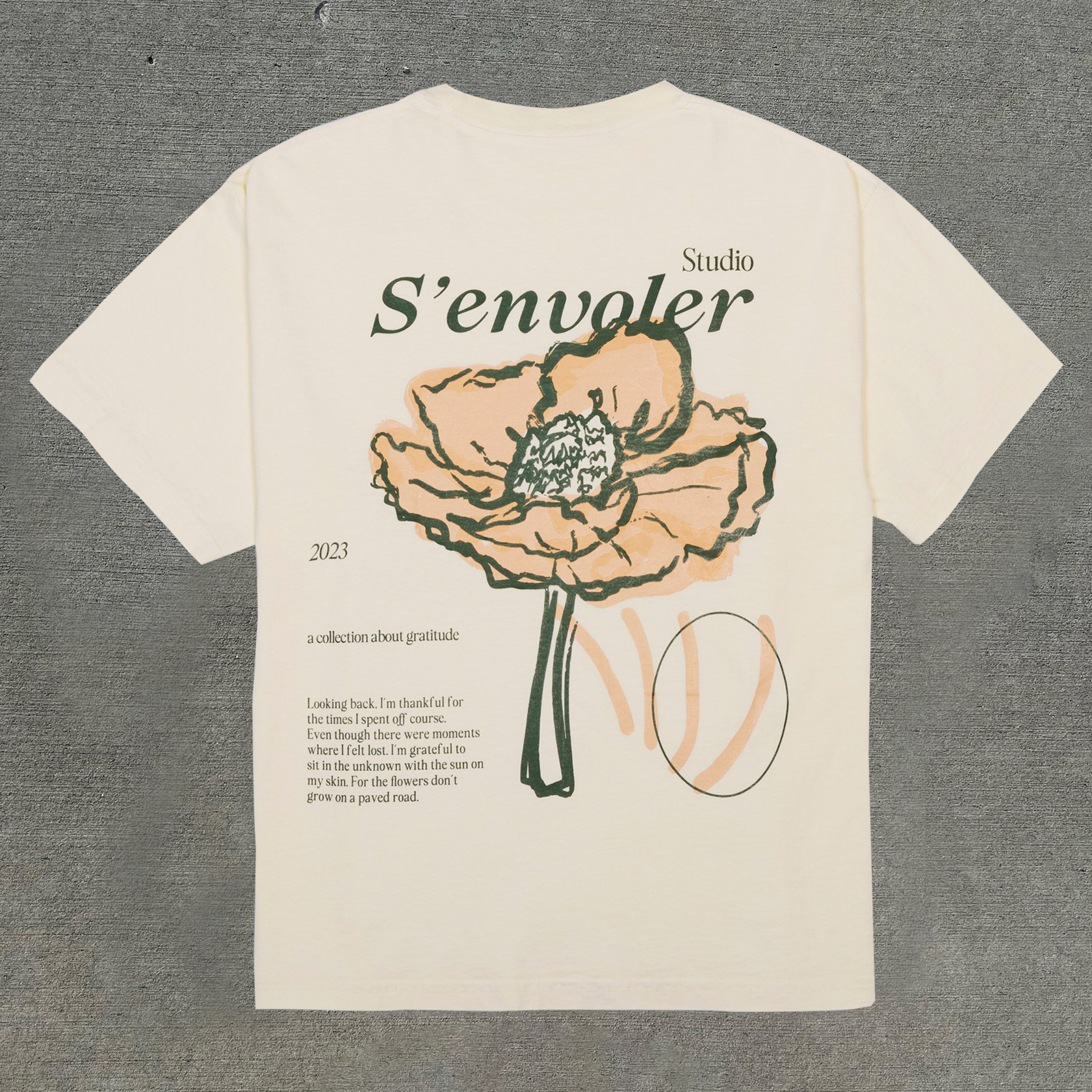 Casual personalized printed round neck T-shirt