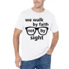 By Faith Printed Men's Short Sleeves T-Shirt