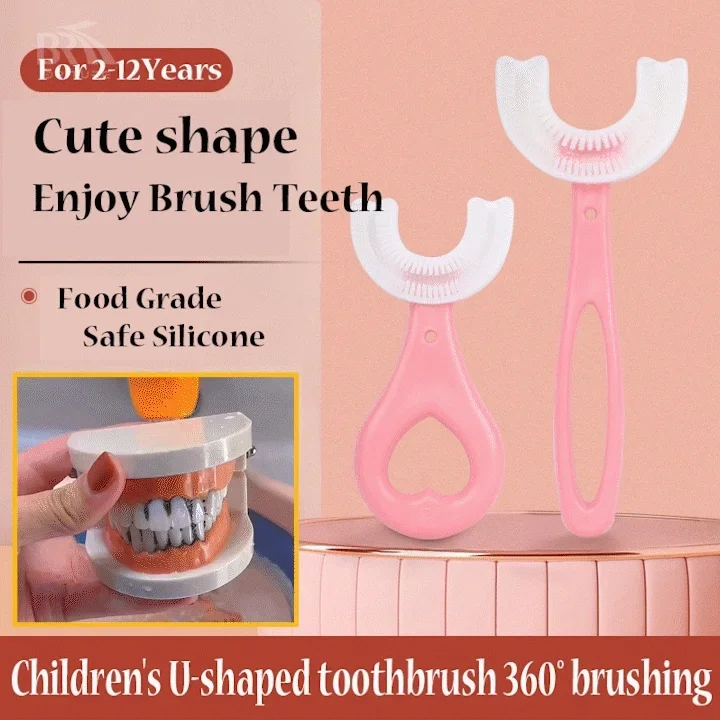 (🔥 Last Day Promotion 50% OFF) U-shaped children's toothbrush
