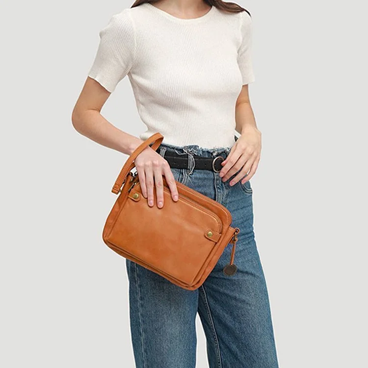 🔥Last Day 49% OFF-Crossbody Leather Shoulder Bags and Clutches(Multifunctional✨ Large Capacity✨Lightweight✨）