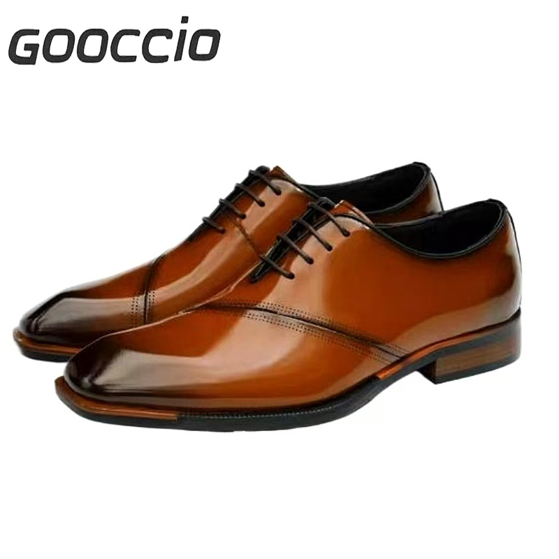 GD181 Cowhide Dress Shoes/Oxford Shoes For Men GOOCCIO   