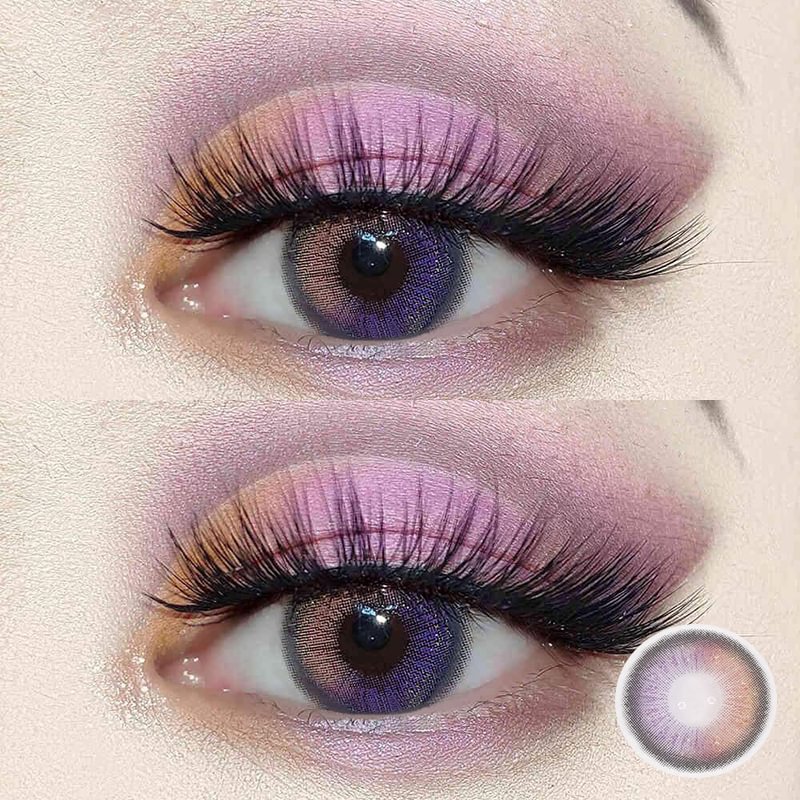 Dreamy Violet Contact Lenses 14.2mm Beautiful Purple Color