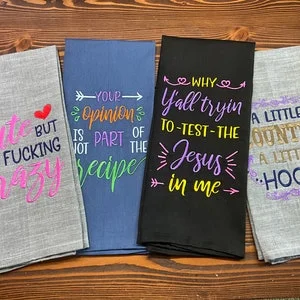 pornhint Pornhint NSFW funny sarcastic Gift towels tea towels Funny sassy kitchen towel NSFW