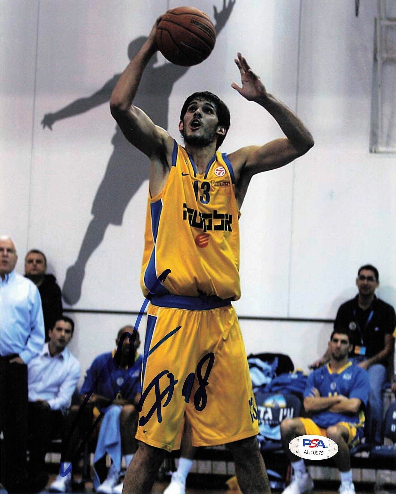 Omri Casspi signed 8x10 Photo Poster painting PSA/DNA Warriors Autographed Tel Aviv