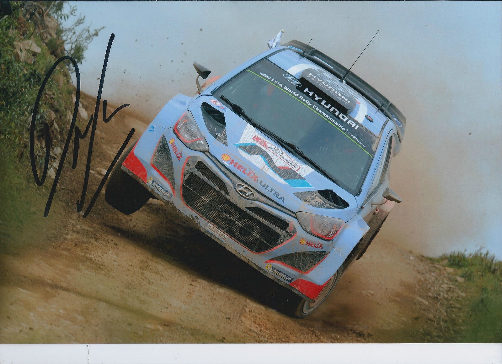 Dani SORDO Signed 12x8 Photo Poster painting Autograph AFTAL COA Hyundai i20 WRC Faro Portugal