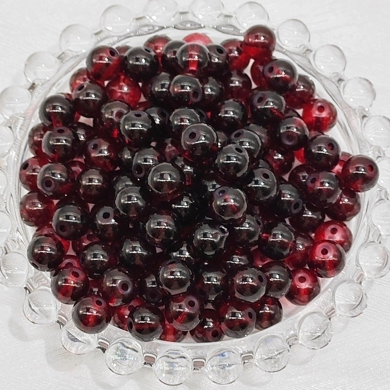 50 PCS/Package Diameter 4mm Diameter 6 Mm Glass Round Beads