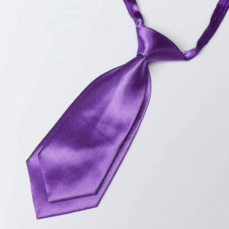 Handmade Bow Tie Necktie Solid Color Double Layer Women's and Children's School Uniform Shirt Accessories Trendy Small Tie Gifts