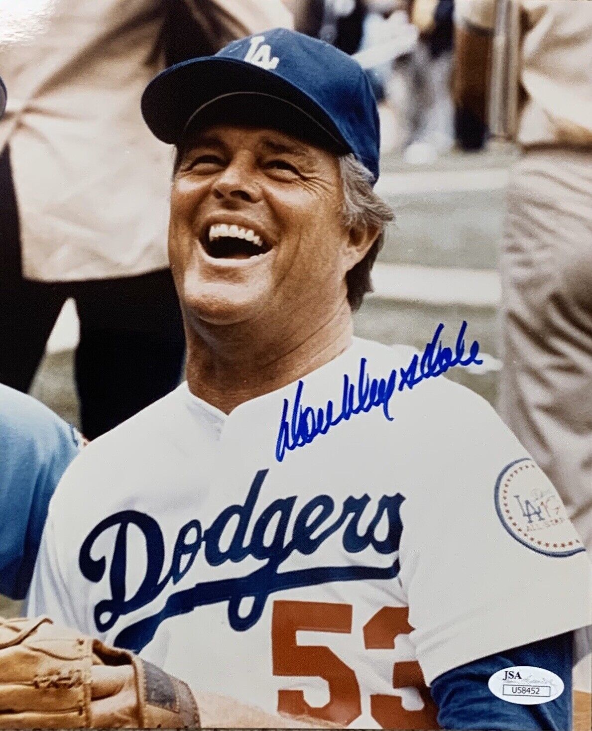 Don Drysdale Los Angeles Dodgers Autographed 8x10 JSA