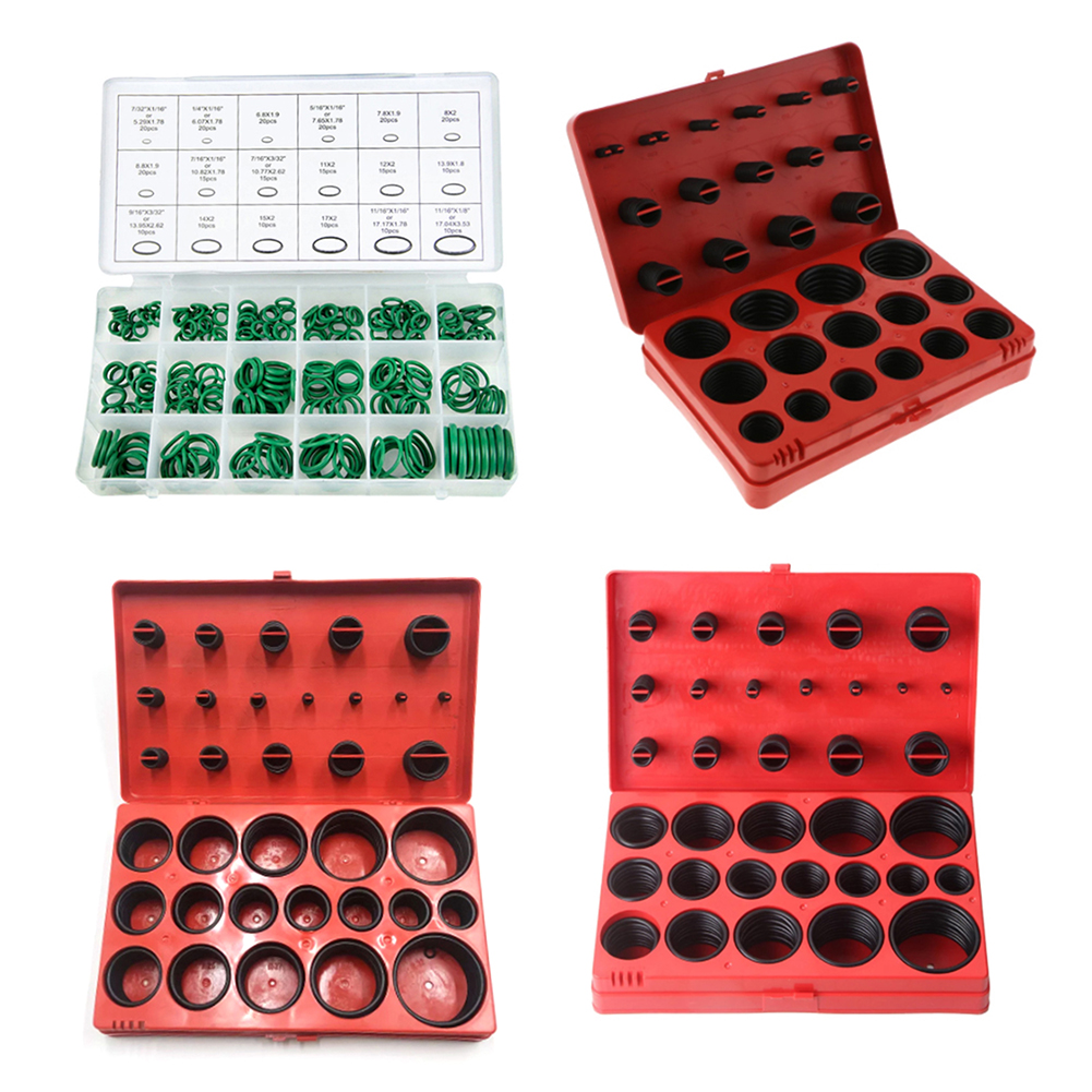 

Assorted Car O-Ring Seal Set Automotive O Ring NBR Rubber Gasket Washer Kit, 382pcs, 501 Original