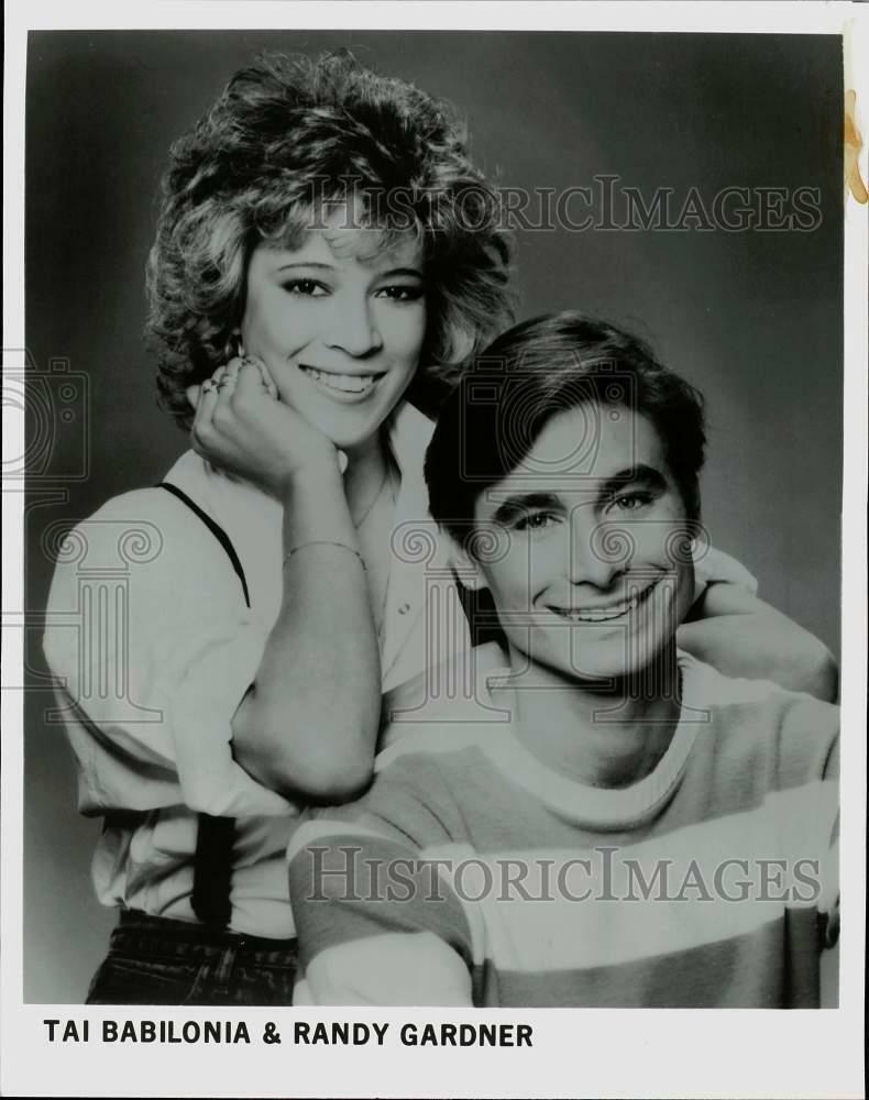 Press Photo Poster painting Tai Babilonia and Randy Gardner, American figure skating champions