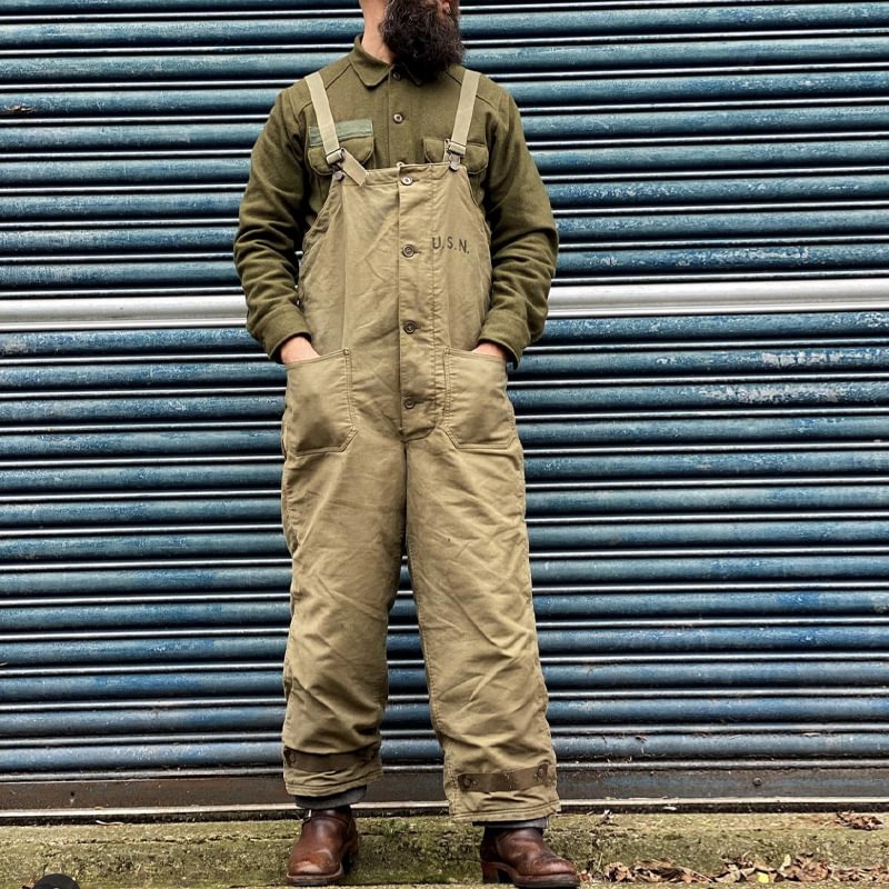 Retro Loose Thick Cotton All-match Adjustable Overalls