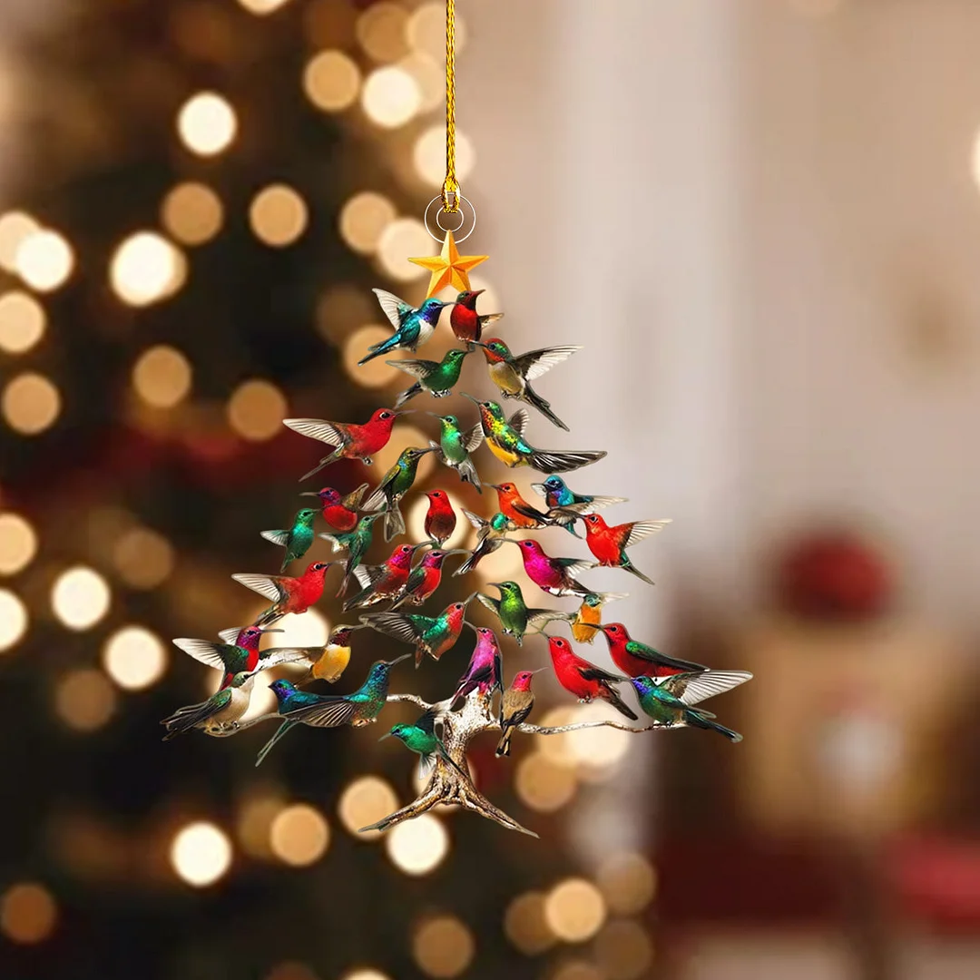 🔥🐦🎄Hummingbird Christmas Ornament✨(Same as in the video)