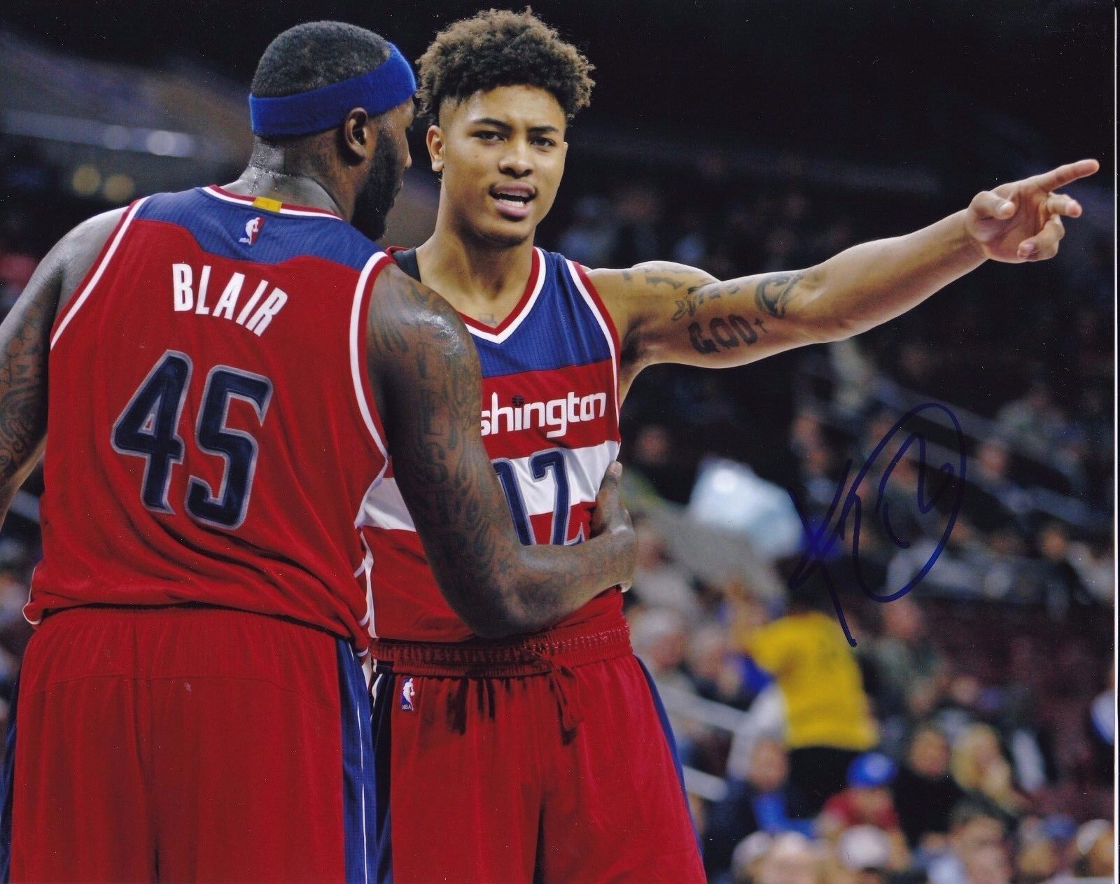 Kelly Oubre autographed 8x10 Washington Wizards #2  Shipping