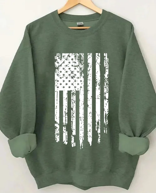 USA Flag Sweatshirt