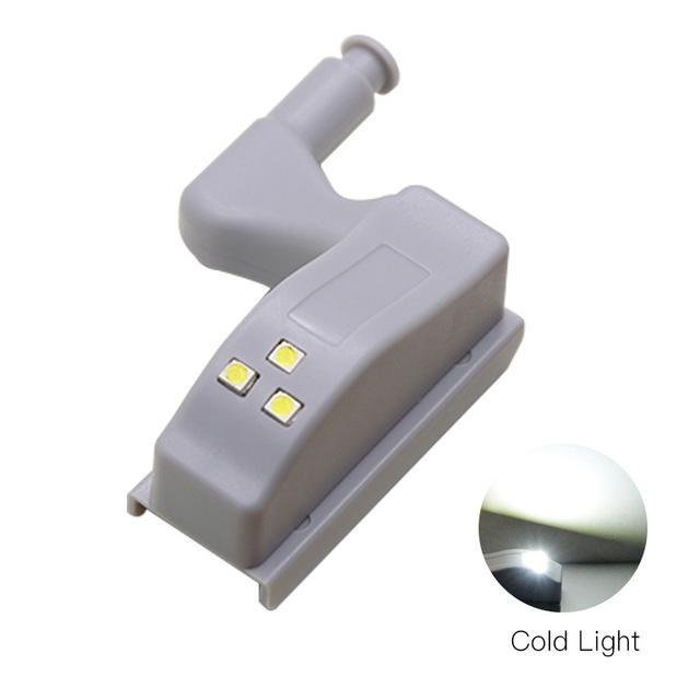 Smart Sensor Cabinet LED Light 12A 23V Battery Wardrobe Kitchen Night Lamp
