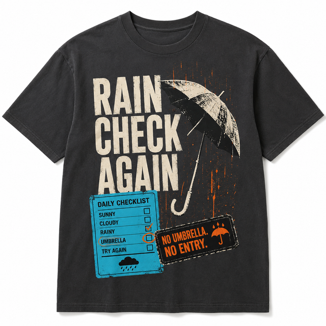 Rain Check Cotton T-Shirt