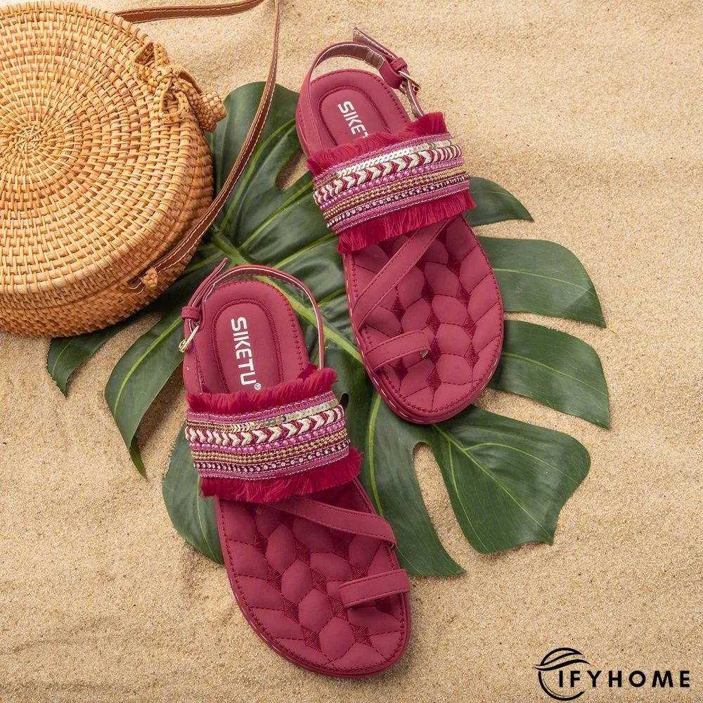 Women Spring Band Artificial Fashion Daily Sandals | IFYHOME