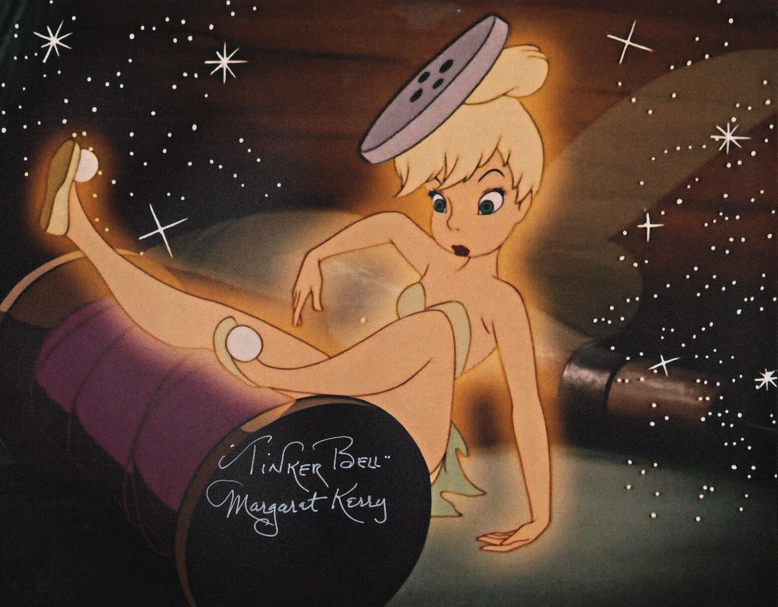 ~~ MARGARET KERRY Authentic Hand-Signed TINKER BELL ~ Peter Pan