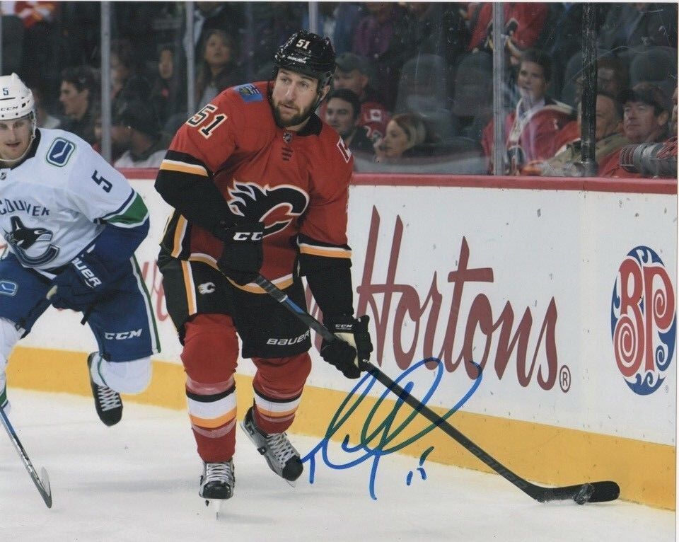 Calgary Flames Tanner Glass Autographed Signed 8x10 NHL Photo Poster painting COA C