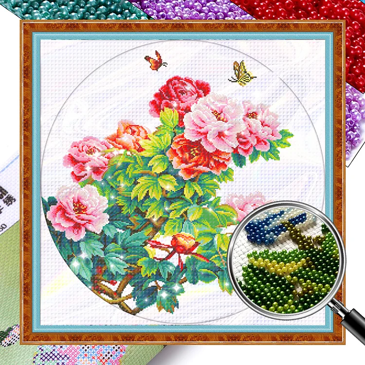 Flower (70*70cm) 11CT Bead embroidery gbfke