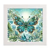 5D DIY Partial Special Shaped Drill Butterfly Diamond Painting With Frame Decor 19.2x19.2cm