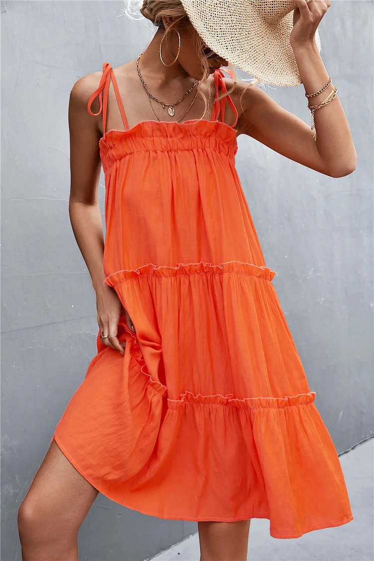 Fashion Backless Lace Cake Sexy Solid Color Casual Dress