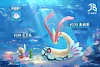 1/20 Scale World Zukan Evolution of Feebas Set - Pokemon Resin Statue - JB Studio
