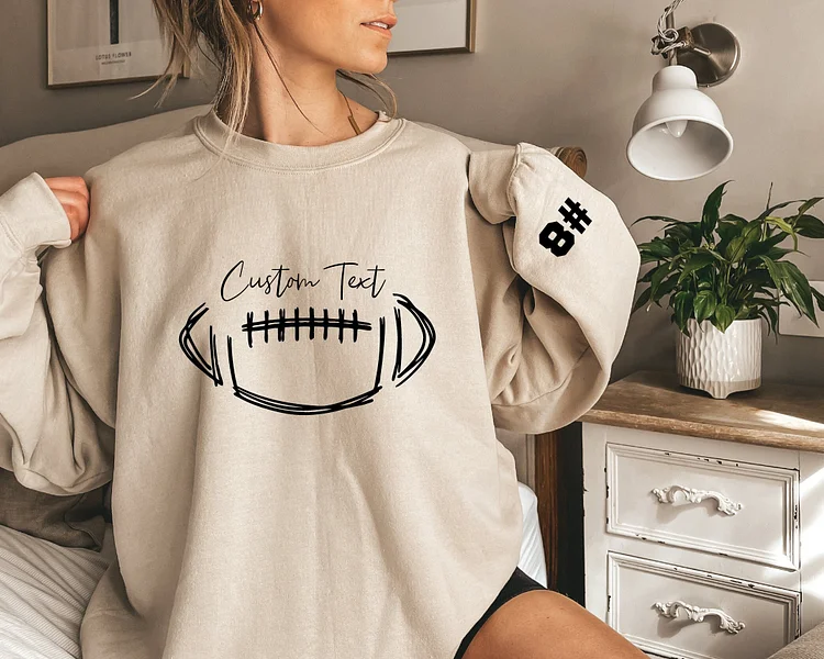 Custom Football Sweatshirt, Football Team Sweatshirt, Custom Football Team Name Sweater, Football Dad/Mom Sweatshirt Shirt