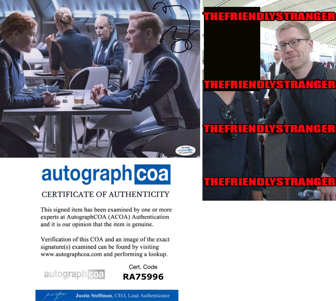 ANTHONY RAPP signed Autographed STAR TREK DISCOVERY