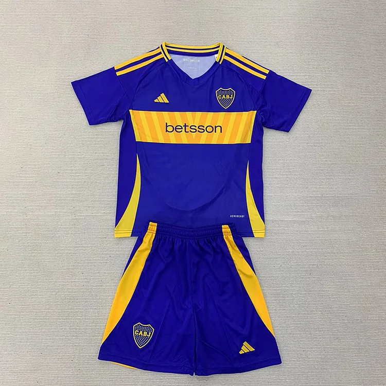 24/25 Boca Home Jersey - Kids Kit