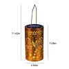 Solar Hanging Lights IP65 Waterproof Hummingbird Hanging Lantern Garden Lantern for Outside Tree Patio Yard Lawn Porch Decor