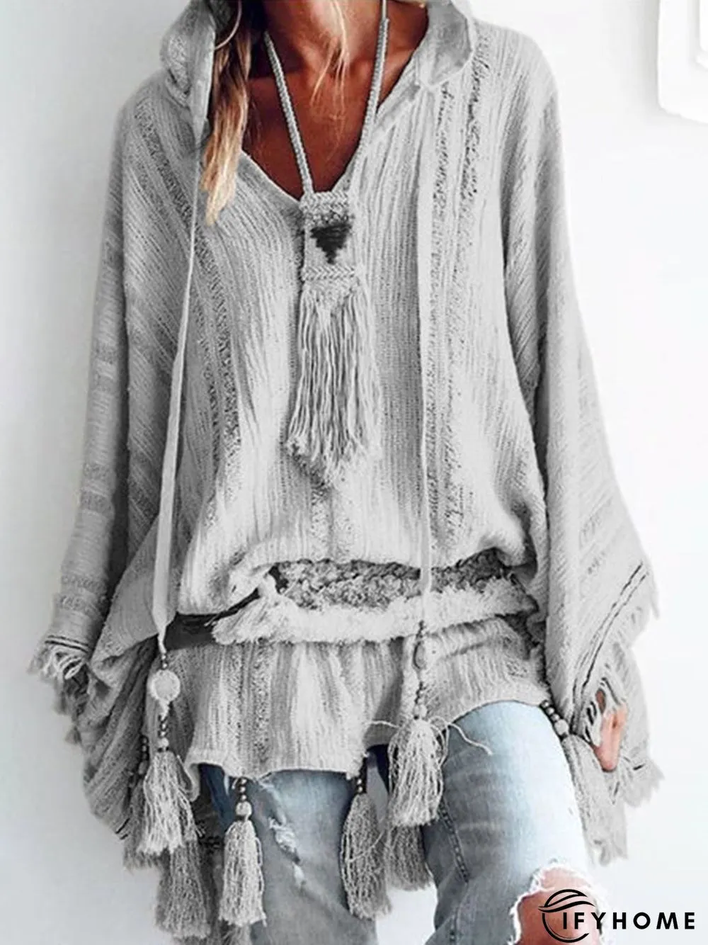 zolucky Long Sleeve Casual Cloak | IFYHOME