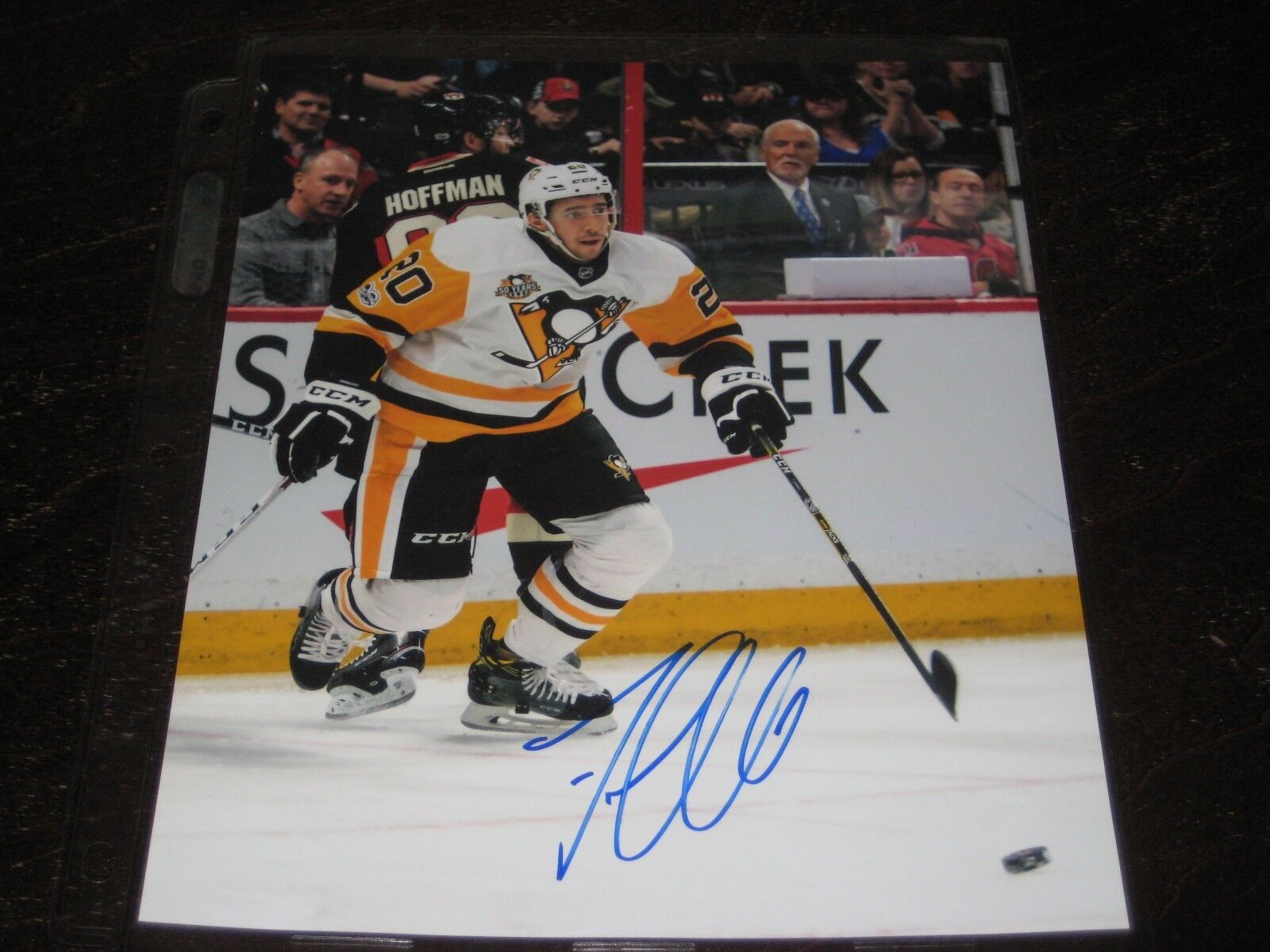 FRANK CORRADO autographed PITTSBURGH PENGUINS 8X10 Photo Poster painting #2