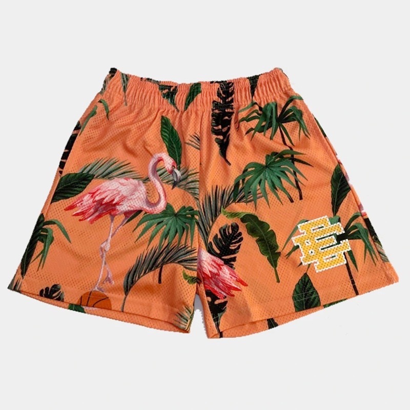 Eric Emanuel Shorts Flamingo Orange | Tide-Box