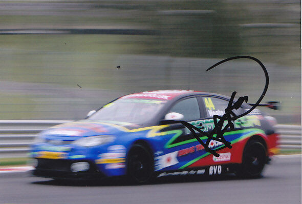 Andy Neate Hand Signed 2012 BTCC Photo Poster painting 6x4 1.