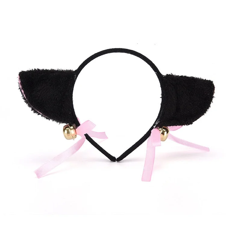 1 Pcs Lovely Night Party Club Bar Decorate Headbands Plush Cat Fox Fur Ear Hairband Girls Anime Cosplay Costume Cat Ear Hairwear
