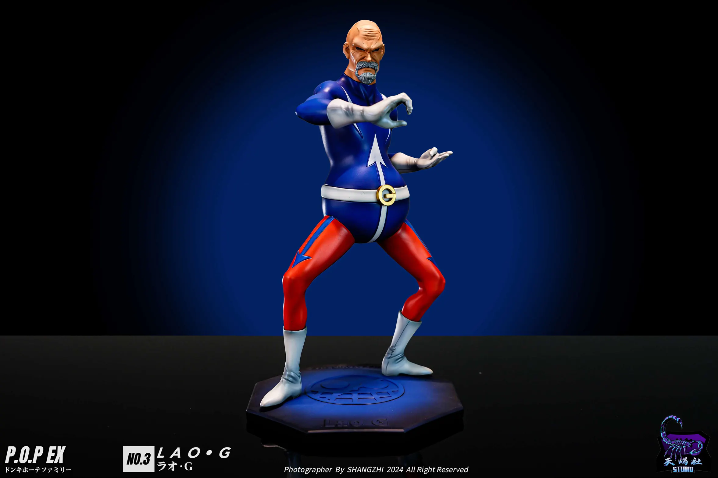 Dellinger & Lao G & Vergo - ONE PIECE Resin Statue - XinShiJi Studio
