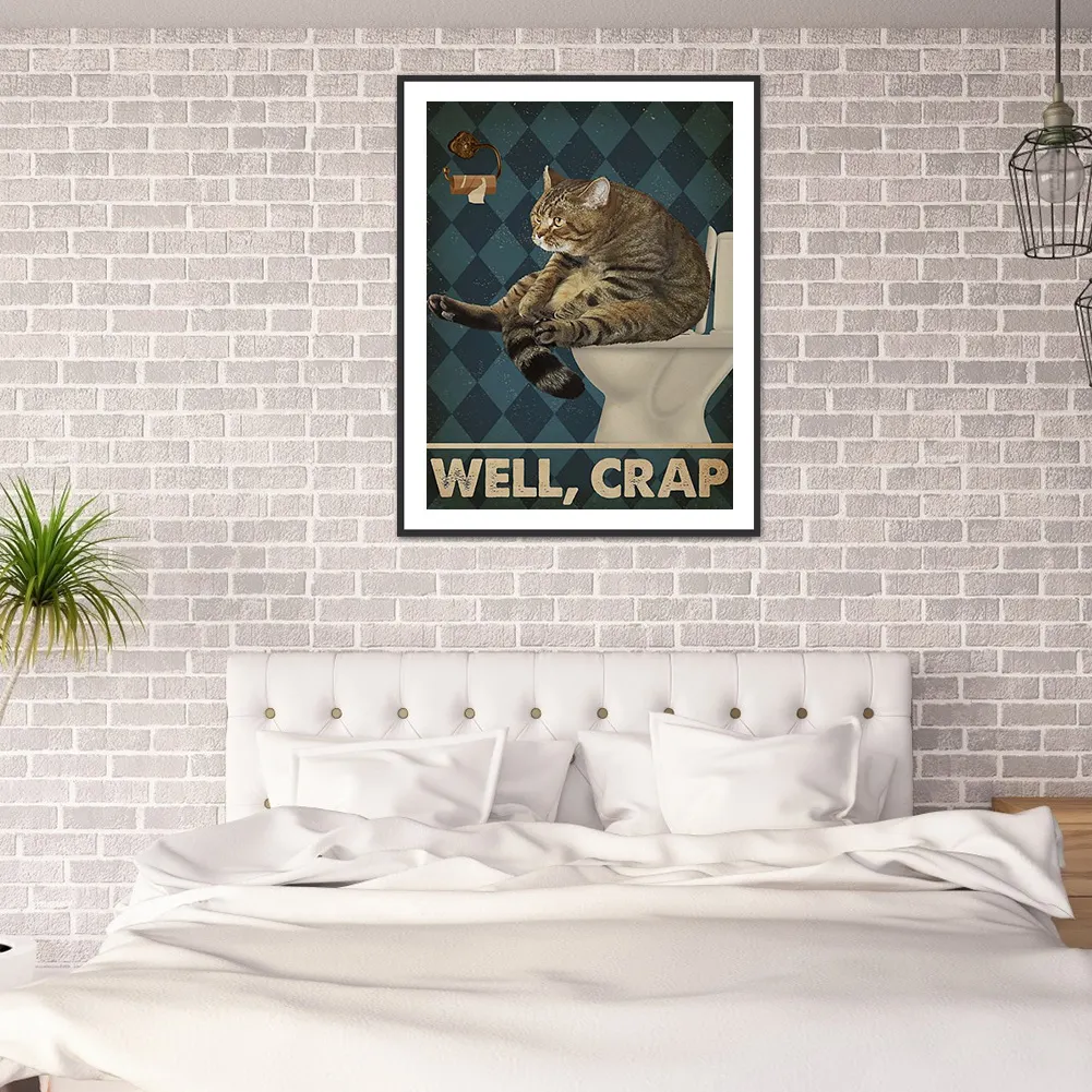 Diamond Painting - Full Round Drill - Black Cat(30*40cm)