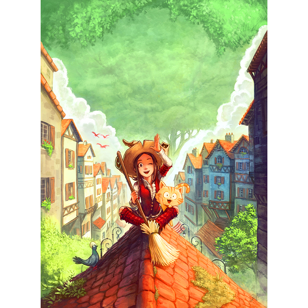 

Roof Girl - 1000 Pieces Jigsaw Puzzle, 501 Original