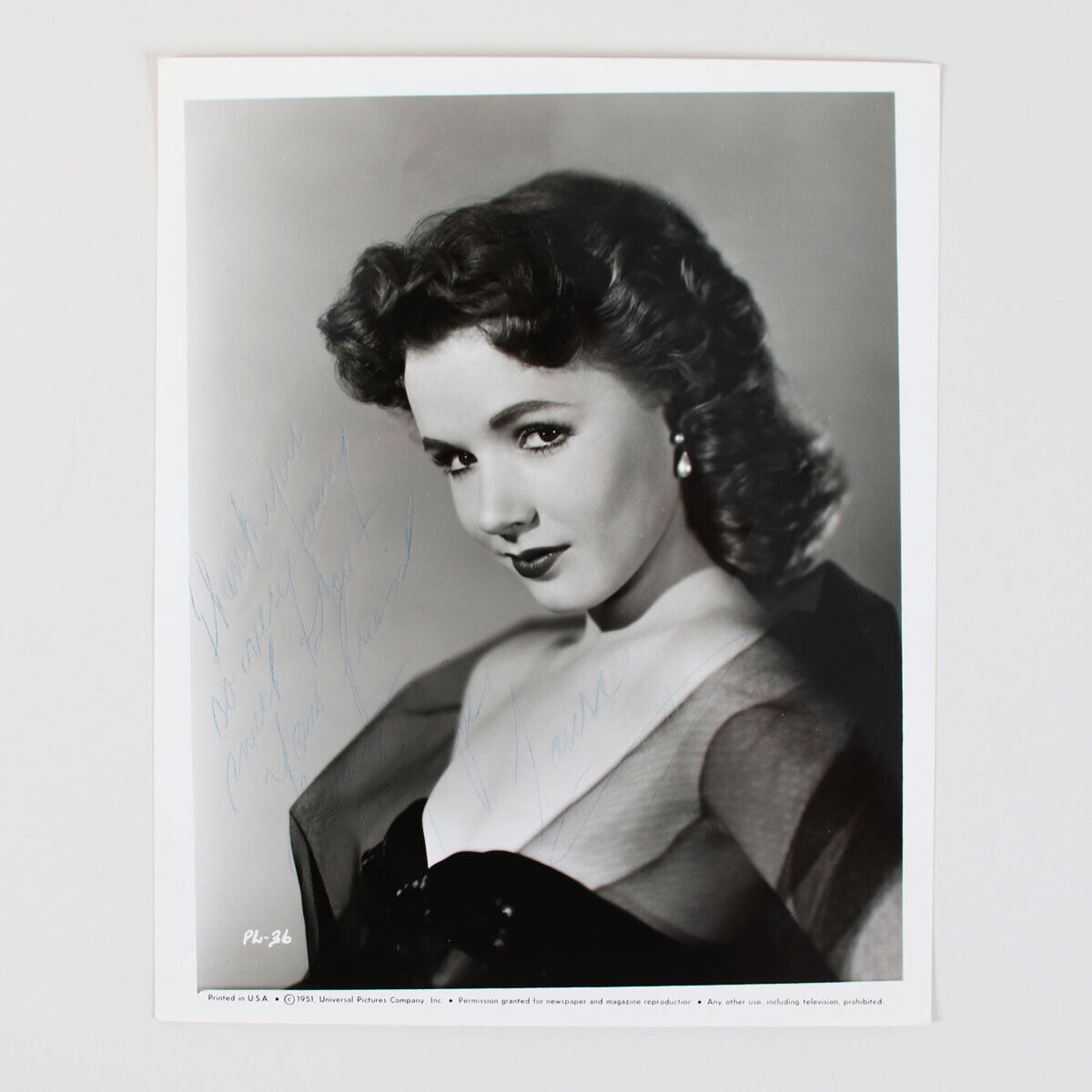 Piper Laurie Signed Photo Poster painting 8x10 - COA JSA