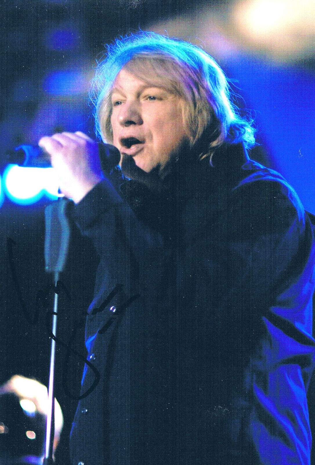 Foreigner Lou Gramm genuine autograph Photo Poster painting 5x7